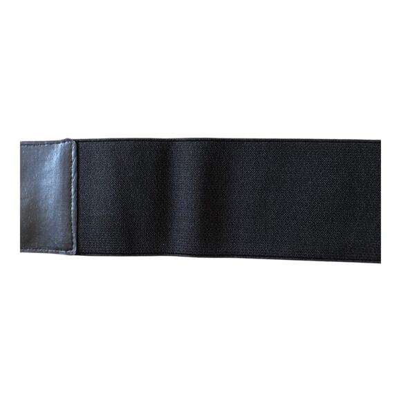 Oker NIP Women’s Blue Silver Sequin Elastic Waistband Rhinestones Buckle Belt - Picture 12 of 16